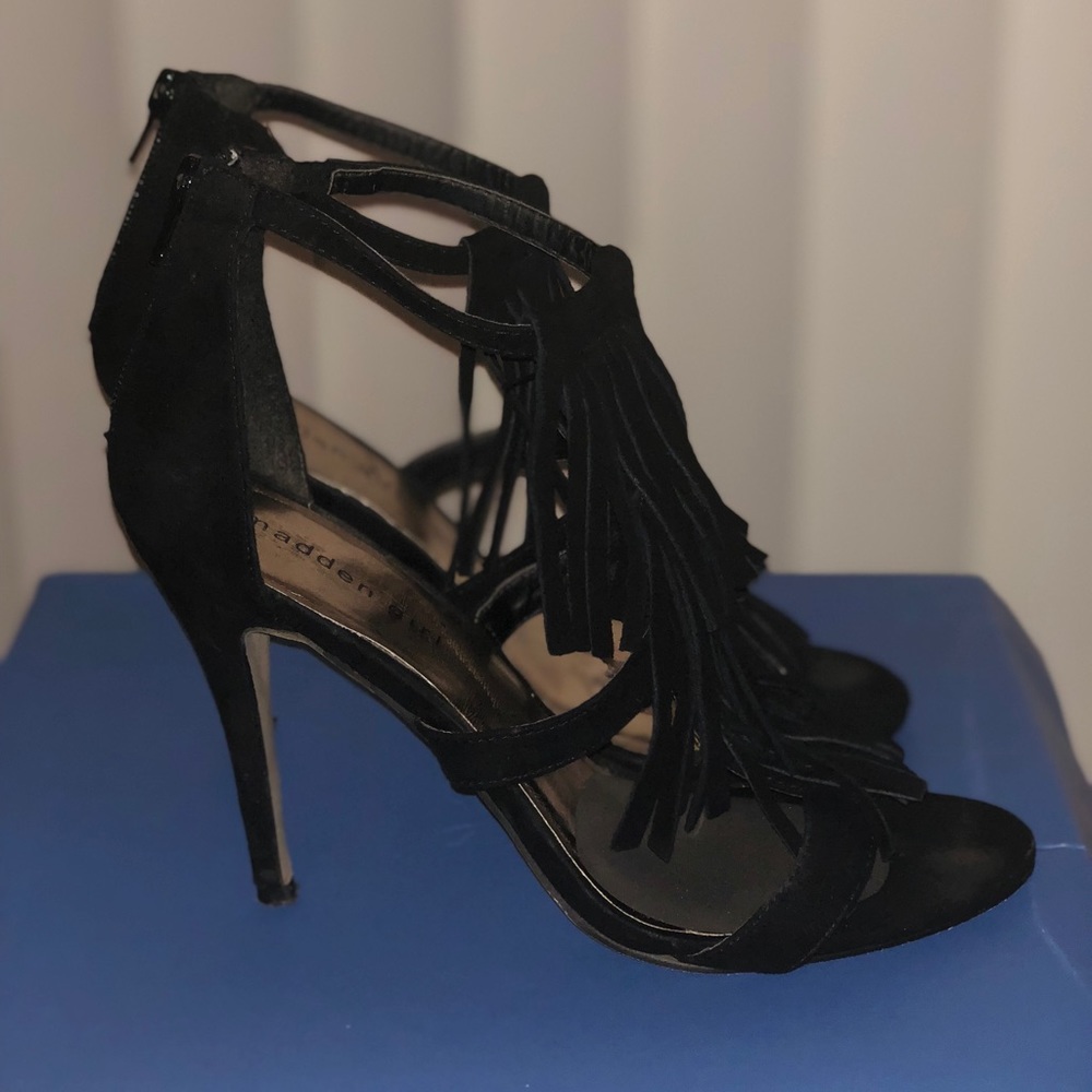 Madden Girl Fringe High Heels